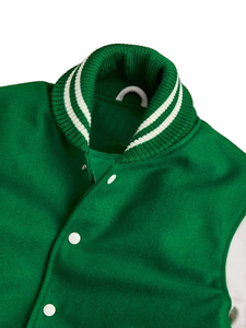 Chaqueta Varsity de Fútbol Personalizada con Bordado para Hombre, Estilo Letterman, Cuello Mao, Cálida, de Algodón y Forro Polar, para Invierno - Product Image 6