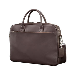 Sac à main multifonctionnel en cuir véritable imperméable avec logo gaufré, portable, pour homme, idéal pour le bureau, fermeture éclair, vente en gros 2026 - Product Image 2