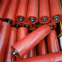 Rouleau de convoyeur en acier inoxydable robuste, résistant au feu, dimensions personnalisables pour les opérations minières
