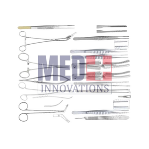 Juegos de instrumentos de cirugía vascular con instrumentos manuales de acero inoxidable 97 piezas de Med Innovation - Product Image 4