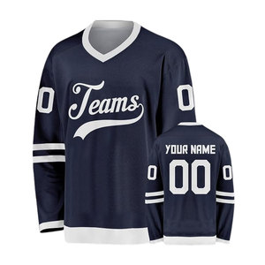 Hot Selling Custom Sublimated Ice Hockey Jersey Polyester Sports Club Team Uniform Personalized Team Name Player Name Number - Product Image 6