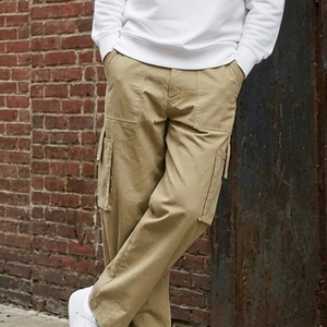 Nuevo pantalón de hombre a la moda, de corte ajustado, con múltiples bolsillos, para uso casual, cómodo, para uso casual y deportivo. - Product Image 1