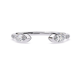 Bague de fiançailles Loista Jewels avec diamant de laboratoire certifié IGI, bague pavée en or avec diamant de laboratoire pour femme, bijoux fins - Product Image 1