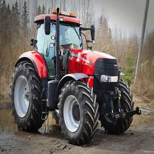 รถแทรกเตอร์เกษตรมือสอง Case IH พร้อมเครื่องยนต์ Perkins 70 แรงม้า แบบล้อ  อะไหล่หลัก ได้แก่ เครื่องยนต์ ปั๊ม เกียร์ สำหรับฟาร์ม ขายส่ง - Product Image 3