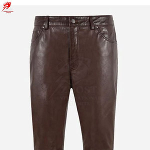 Pantalones de Cuero Clásicos para Hombre, Calidad Premium, Tacto Suave, Material Elegante y Duradero, en Oferta - Product Image 5