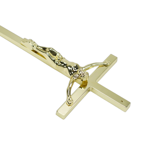 อุปกรณ์ตกแต่งโลงศพและโลงศพด้วยโลหะผสมสังกะสีรูปกากบาทจากซัพพลายเออร์งานศพ  ของตกแต่งงานศพจากซามัค - Product Image 3