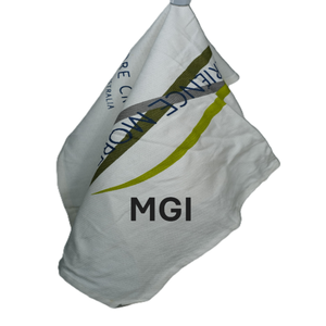 Essuie-tout de cuisine 100 % coton et lin, imprimé numérique personnalisé, durable, type sac à farine, respirant, écologique - Product Image 5