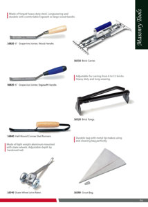 เครื่องมือช่างสำหรับขนส่งอิฐเกรดแบบทำมือปรับแต่งได้พร้อมตัวเลือก OEM และ ODM - Product Image 6