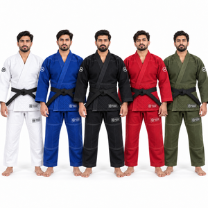 Uniforme de Judo al por Mayor para Hombres, Mujeres y Niños, con Pantalones de Algodón Grueso de Tejido Arroz y Sarga Pesada, Suministro a Granel OEM ODM - Product Image 1