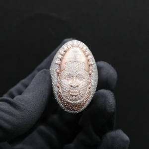 Anillo de Corona de Moissanita para Hombre - Product Image 4