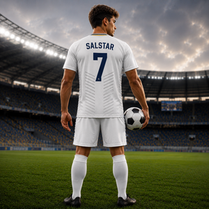 เสื้อฟุตบอล Salstar รุ่นใหม่ ชุดยูนิฟอร์มฤดูร้อน สุดฮิต โลโก้ทีม สปอนเซอร์ ปรับแต่งได้ ระบายอากาศ แห้งเร็ว คุณภาพดี ขายดี - Product Image 3