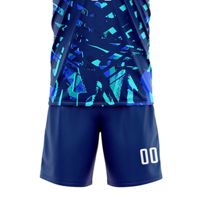 Uniforme de Fútbol de Secado Rápido y Transpirable con el Mejor Diseño, Camiseta de Fútbol Unisex de Manga Corta Estampada, Conjunto de Jersey de Fútbol de Color Sólido - Product Image 5