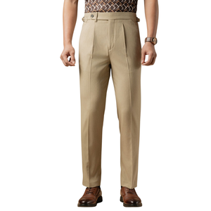 Pantalones de Vestir para Hombre de Alta Calidad, Corte Slim Fit, Tela Elástica, Formales, para Oficina, Trabajo y Uso Diario - Product Image 3