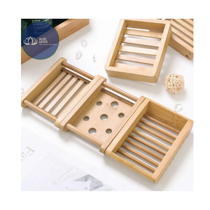 [DISPONIBLE] |   Soporte de jabón de bambú, bandeja de madera, caja de almacenamiento para baño, cocina, aseo, artículos al por mayor de Vietnam - Product Image 6