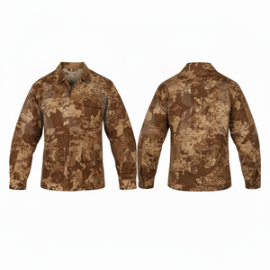 Chemise de camouflage à manches longues 100 % haute qualité, vêtement d'extérieur respirant et léger, veste de travail utilitaire avec motif personnalisé - Product Image 5