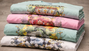 Camisetas de Punto Retro Vintage de Primera Calidad al por Mayor - Corte Holgado, Tejido Grueso, 100% Algodón - Product Image 5