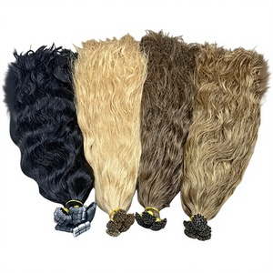 Cabello Remy Vietnamita Zenohair, Doble Trama, Pre-Adherido con Queratina, Punta Plana, 100g, Muy Suave, Puntas Completas, Ondulado Natural - Product Image 1