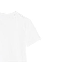 T-shirt à manches courtes pour homme, coupe classique, col rond, blanc uni, décontracté, 100% coton, écologique, 180g - Product Image 6