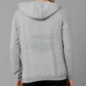 Sudadera con capucha personalizada para hombre con media cremallera, 100% algodón, forro polar de invierno, alta calidad, talla personalizada, para entrenamiento - Product Image 3