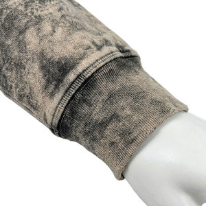 Sweat-shirt à capuche tie-dye pour homme, coupe classique, en coton tricoté, décontracté, pour l'automne, avec poche avant - Product Image 3