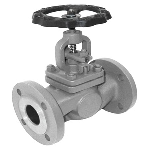 Vanne à vanne en acier au carbone d'un demi-pouce standard DIN Alimentation électrique et manuelle Arrêt d'huile à haute température pour le traitement de l'eau - Product Image 1