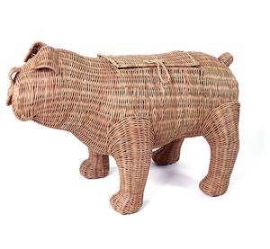 Panier de rangement pour bébé en rotin tressé écologique de haute qualité, organisateur de jouets, décoration intérieure, fabricant vietnamien, vintage - Product Image 3