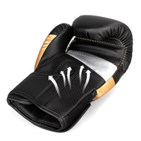 Gants de boxe personnalisés avec logo, qualité supérieure, cuir PU, entraînement, kickboxing, karaté, MMA, Muay Thai, Sanda, respirants, légers