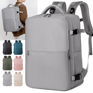 Water Resistant Business Travel Laptop <b>Backpack</b> Expandable <b>Multi</b> <b>Compartment</b> Flight Approved Rucksack - Product Image 2