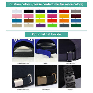 Gorra de Béisbol Deportiva de 5 Paneles con Diseño Personalizado OEM, Nueva Gorra Bordada en 3D con Logotipo Metálico, Característica de Tela Común - Product Image 4