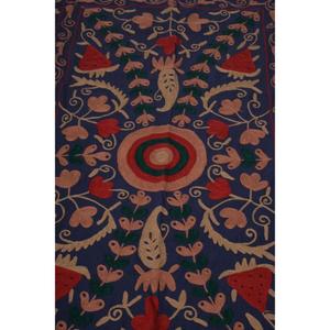 Handmade Vintage Suzani Kantha <b>Quilt</b> Cotton Floral Embroidered Eco-Friendly Washable Boho Indian <b>Throw</b> Blanket Bedspread - Product Image 3