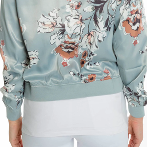 Chaqueta de Satén para Mujer de Alta Calidad, Cómoda, Resistente al Viento, con Cierre, Lisa, Teñida, con Logotipo Personalizado, Estilo Invernal, Servicio OEM - Product Image 2