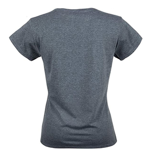 Camisetas de Algodón para Mujer, Corte Regular, Ropa Casual, Proveedor de Exportación, Fábrica, Camisetas Lisas de Algodón Personalizadas para Mujer - Product Image 3