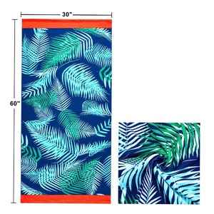 Serviette de plage personnalisée en gros, nouvelle collection, séchage rapide, qualité supérieure - Product Image 5