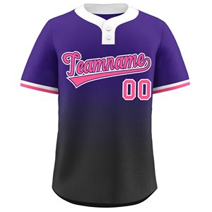 Factory Direct Supplier Customized Player Name Baseball Jersey For <b>Men</b> Own Team Design Full Button Softball Shirt - Product Image 3
