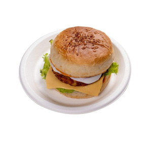 Platos Redondos Compostables de Bagazo de 6 Pulgadas de Primera Calidad |   Platos Biodegradables de Caña de Azúcar, Ecológicos y Desechables para Fiestas y Catering - Product Image 3