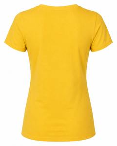 เสื้อยืดคอวีผู้หญิง ผ้าเจอร์ซีย์พรีเมียม เนื้อผ้าเรียบลื่น สวมใส่สบาย ทนทาน ดีไซน์สวย - Product Image 6