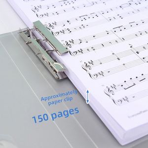 Minimalist Transparent PP A4 <b>File</b> <b>Folder</b> Single Strength Clampstudent Document Holder Clipboard Office-Grade - Product Image 3