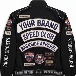 OEM Custom Design Wholesale Cotton Plus Size Flight Motor Race Car <b>Jackets</b> Custom Embroidery Patch Nascar <b>Racing</b> <b>Jacket</b> for Men - Product Image 4