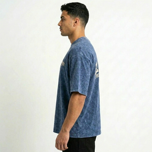 Camiseta Oversize de Algodón con Lavado Ácido Estilo Vintage, Costuras Dobles, de Fábrica Profesional B2B - Product Image 3