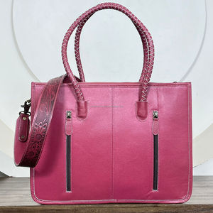 Bolso de Mano de Diseño Occidental 2025, Bolso de Hombro de Cuero Vacuno Repujado a Mano de Lujo para Mujer con Piedra Turquesa y Flecos - Product Image 5