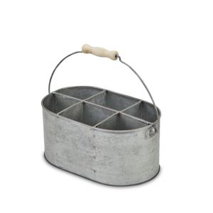 Premium Metal Carrying <b>Caddy</b> with Handle for Home Organization Restaurant Service and Commercial Storage Needs - Product Image 1