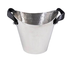 Seau à glace isotherme à double paroi en acier inoxydable avec couvercle, poli miroir, refroidisseur à vin, seau à champagne pour hôtel, bar, KTV - Product Image 2