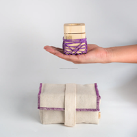 Ensemble de voyage décoratif arabe miniature, brûleur à bois doré Eid Mubarak, fait main, art moderne, antique, boîte rectangulaire polie haut de gamme