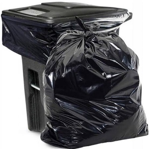 Grand sac à ordures en plastique noir doublure de sac à ordures en plastique - Product Image 4