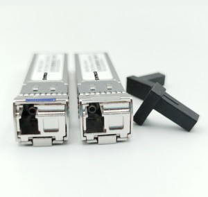 ตัวรับส่งสัญญาณไฟเบอร์ออปติก 10G SFP รุ่น SM-10G-40-LC SYMCO แบบ Single Mode LC DDM ระยะ 40 กม. สำหรับ FTTH/FTTx ความยาวคลื่น 1270nm 1330nm - Product Image 3