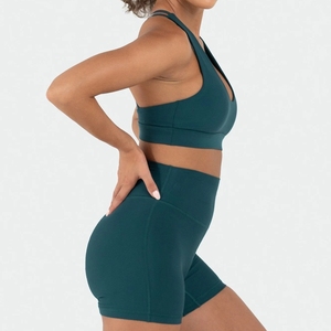 Conjuntos Deportivos de Leggings y Sujetador Deportivo con Tirantes Cruzados en la Espalda, a la Moda, para Yoga, Gimnasio y Fitness para Mujer - Product Image 2