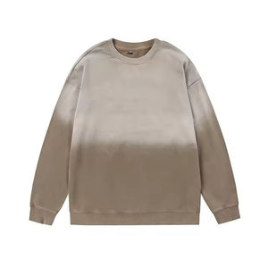 เสื้อสเวตเชิ้ตผ้าฝ้ายฟลีซย้อมสีแบบไทไดสำหรับผู้ชาย สไตล์ลำลองแนวสตรีทแวร์ - Product Image 5