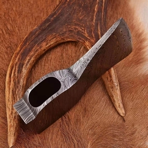 Hacha de Acero de Damasco de Grado Industrial, Tomahawk con Mango de Madera de Primera Calidad, Funda Personalizable - Product Image 5