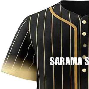 เสื้อเบสบอลสั่งทำขายดีที่สุด แขนสั้น พิมพ์ชื่อได้ ผลิตจากโพลีเอสเตอร์ 100% ระบายอากาศได้ดี สำหรับผู้ใหญ่ทุกเพศ - Product Image 6