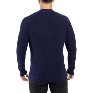 <b>Men's</b> Solid Winter <b>Cardigan</b> Sweater 100% Cotton Button Front Knitted <b>Cardigan</b> Wholesale - Product Image 3